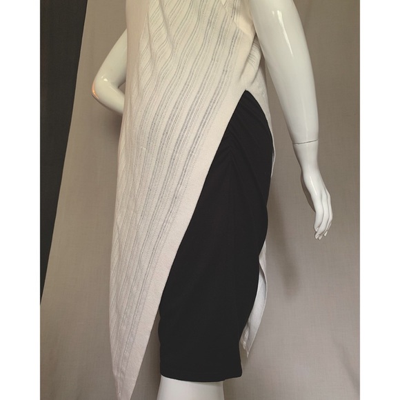 Chico's Traveler's Asymmetrical Poncho Sweater XL - Picture 6 of 8